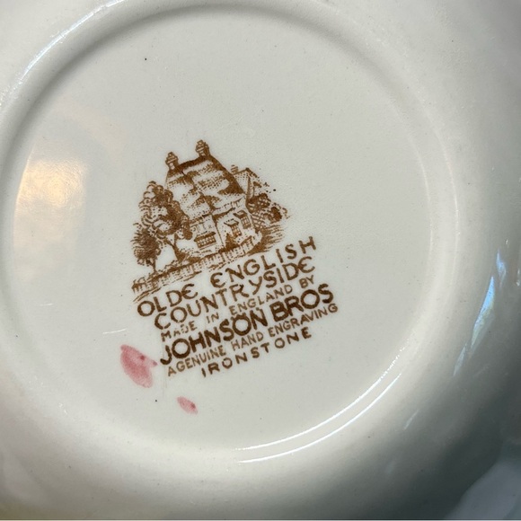 Johnson Brothers Brown and Cream Bowls VINTAGE OLDE ENGLISH COUNTRY SIDE ENGLAND - Picture 3 of 4